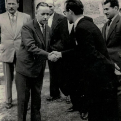 Visita do gobernador Otero Aenlle, 1958